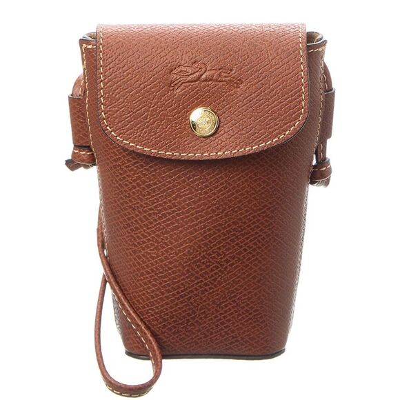 Longchamp Handbags - Longchamp Épure Phone Case With Leather Lace, Brown